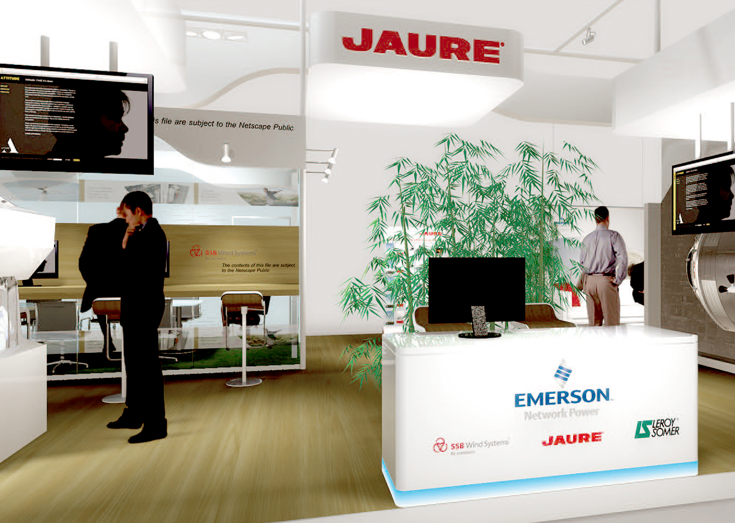 北京国际风能展览会emerson展台